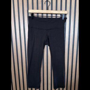 Lululemon Leggings 6 / S Womens White High Rise Cropped Pull On Tight Pants